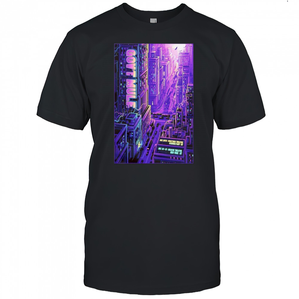 Dec 30 2025 Poster Gov’t Mule Schenectady shirt