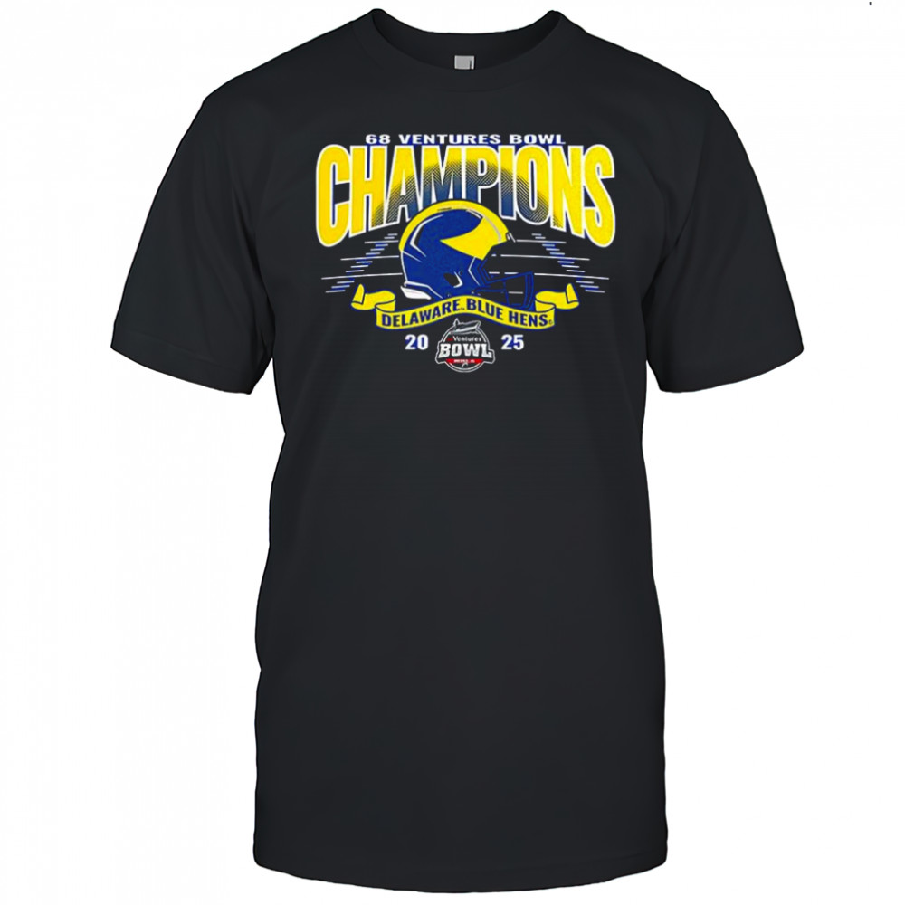 Delaware Fightin’ Blue Hens 68 Ventures Bowl Champions 2025 shirt