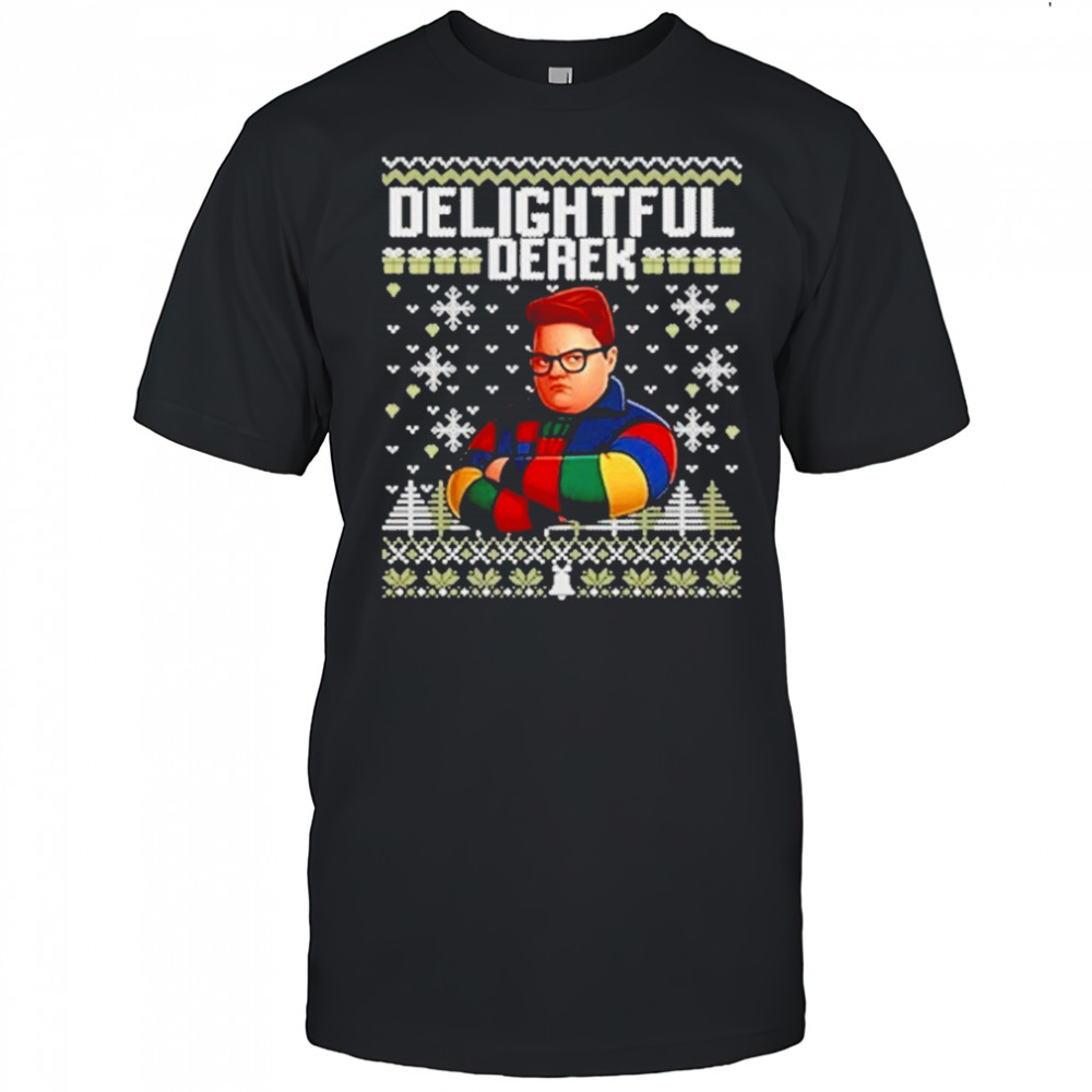 Delightful Derek Ugly Christmas T-Shirt