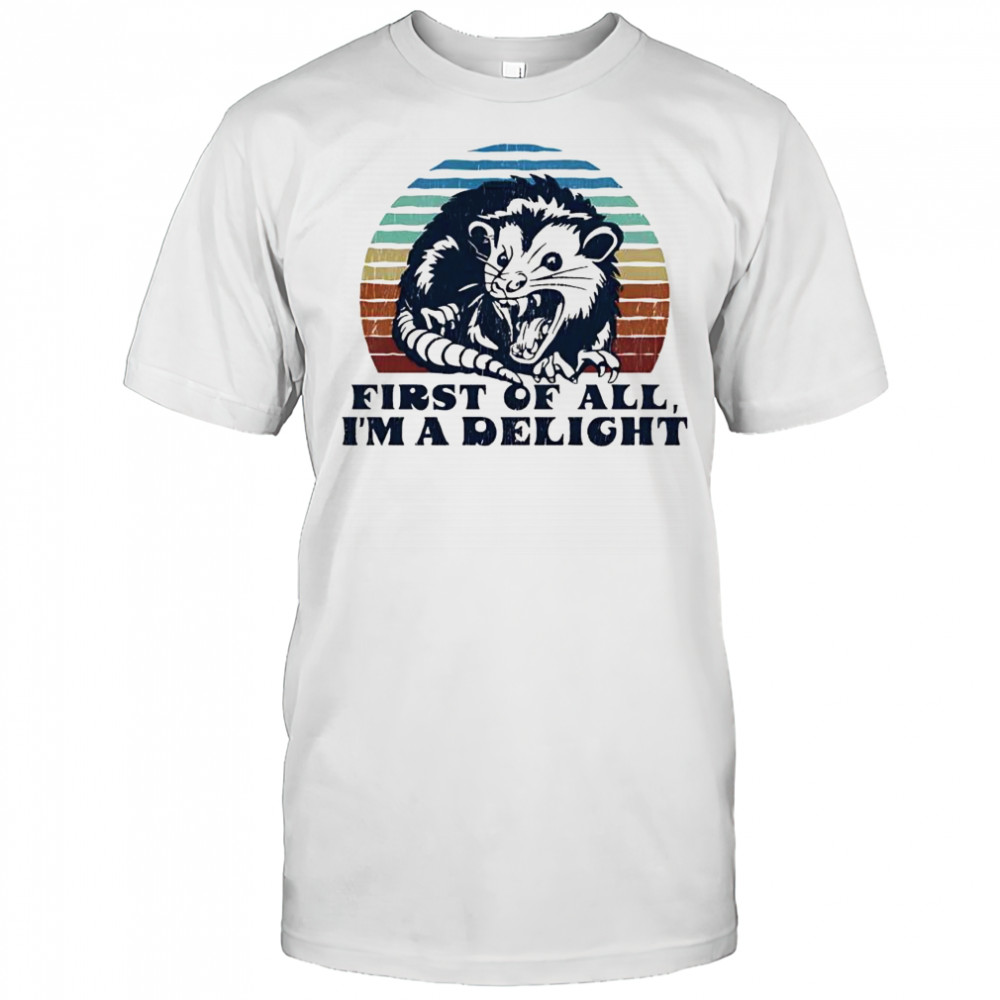 Delightful Unhinged Possum vintage graphic shirt