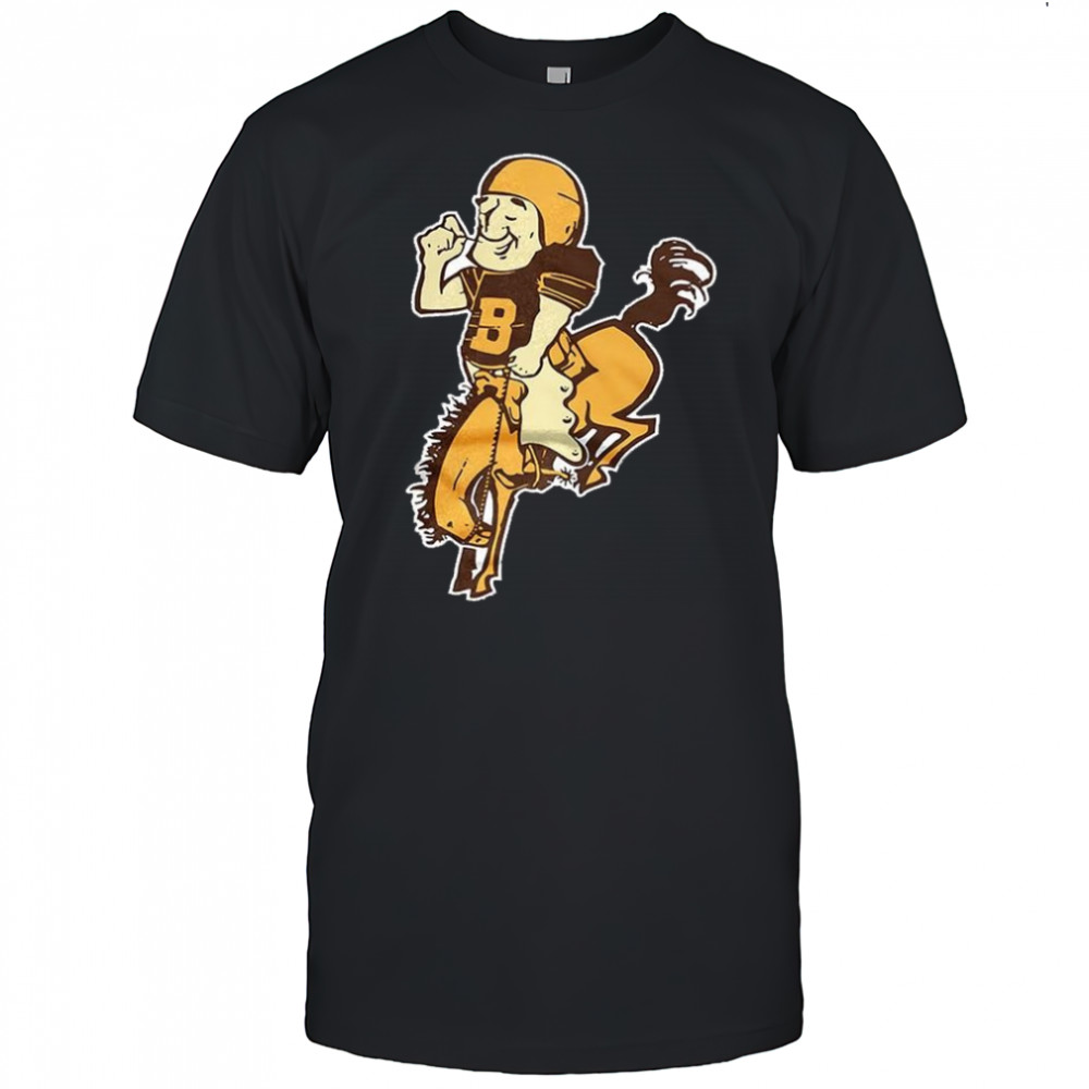 Denver Broncos football mascot 1960 logo vintage shirt