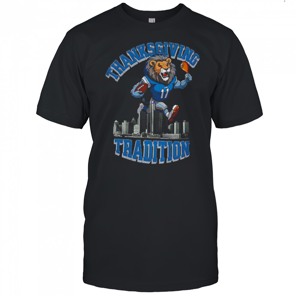 Detroit Lions Thanksgiving Game Day Tradition NFL Football shirt