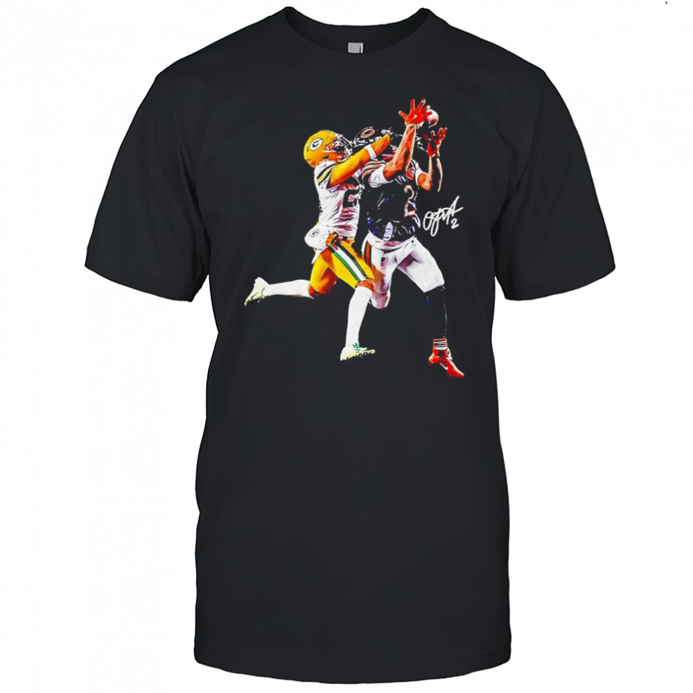 DJ Moore Game-Winning TD signature shirt