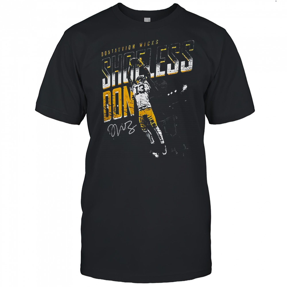 Dontayvion Wicks Green Bay Packers Shoeless Don signature shirt