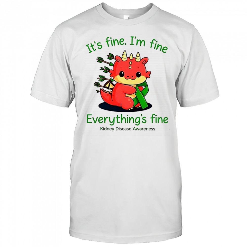 Dragon It’s fine I’m fine everything’s fine shirt