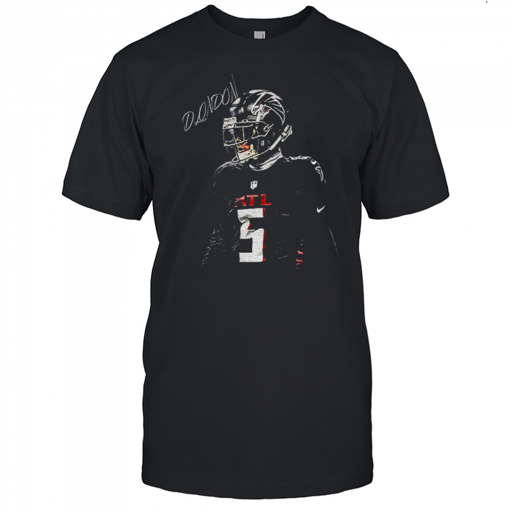 Drake London posing 5 Atlanta Falcons Football NFL signature shirt