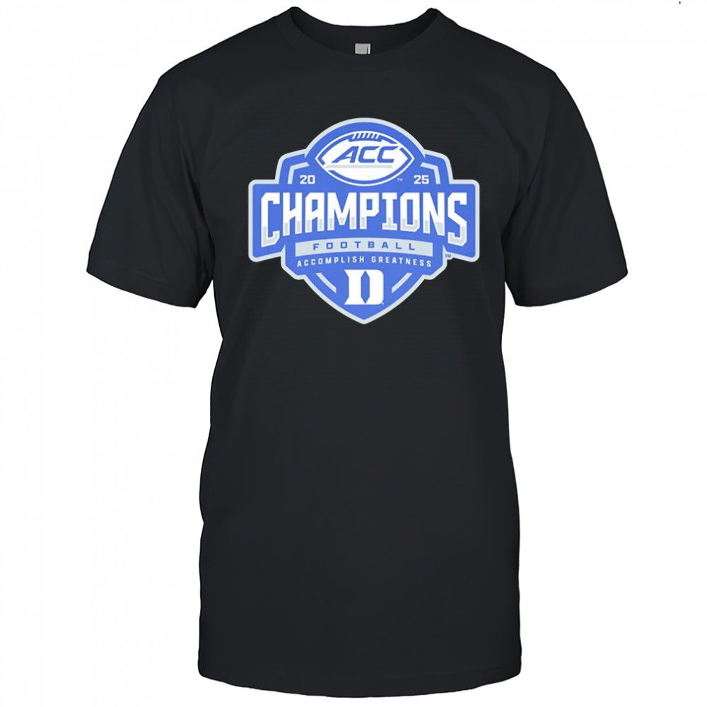 Duke Blue Devils ACC football Champions 2025 shirt
