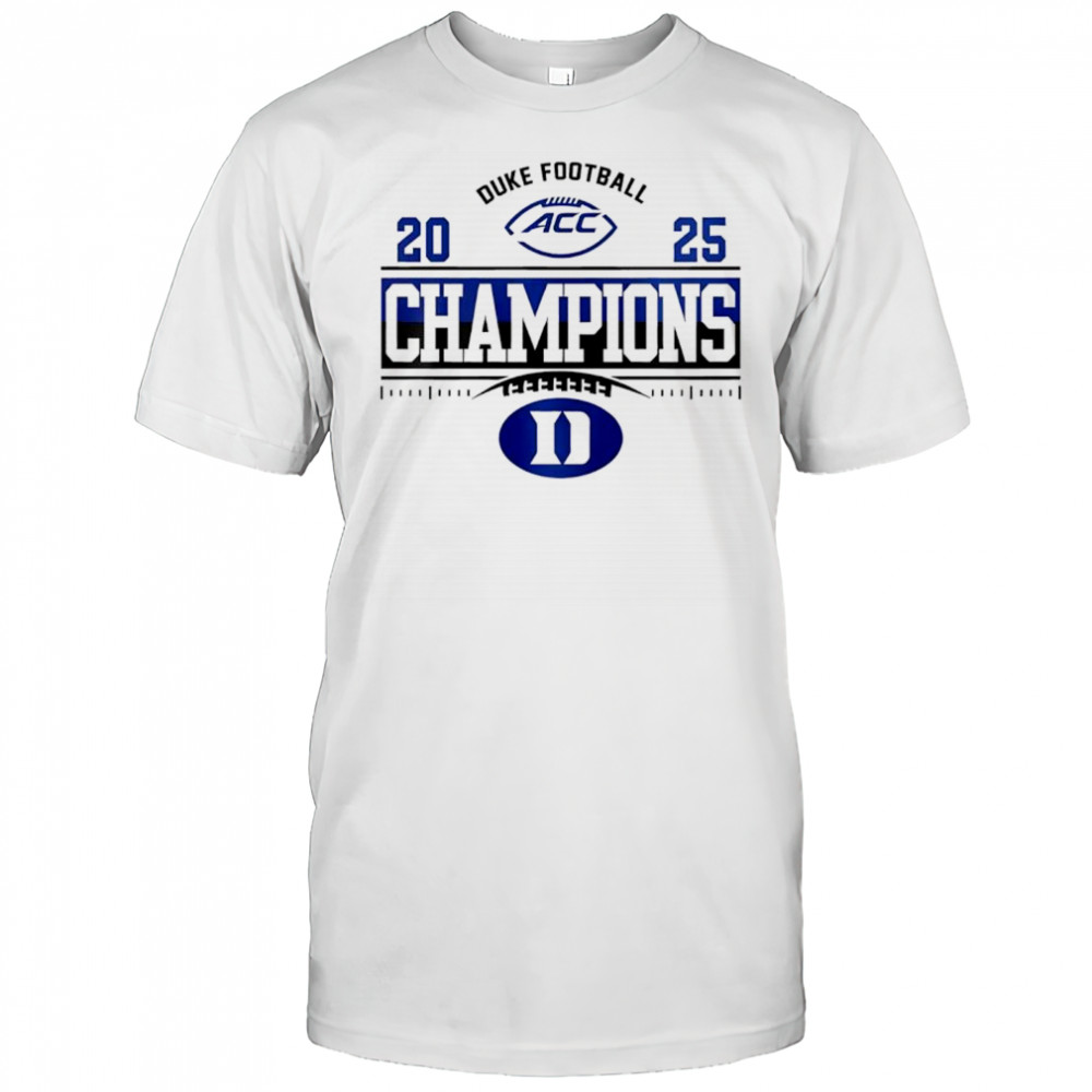 Duke Football ACC Champions 2025 shirt