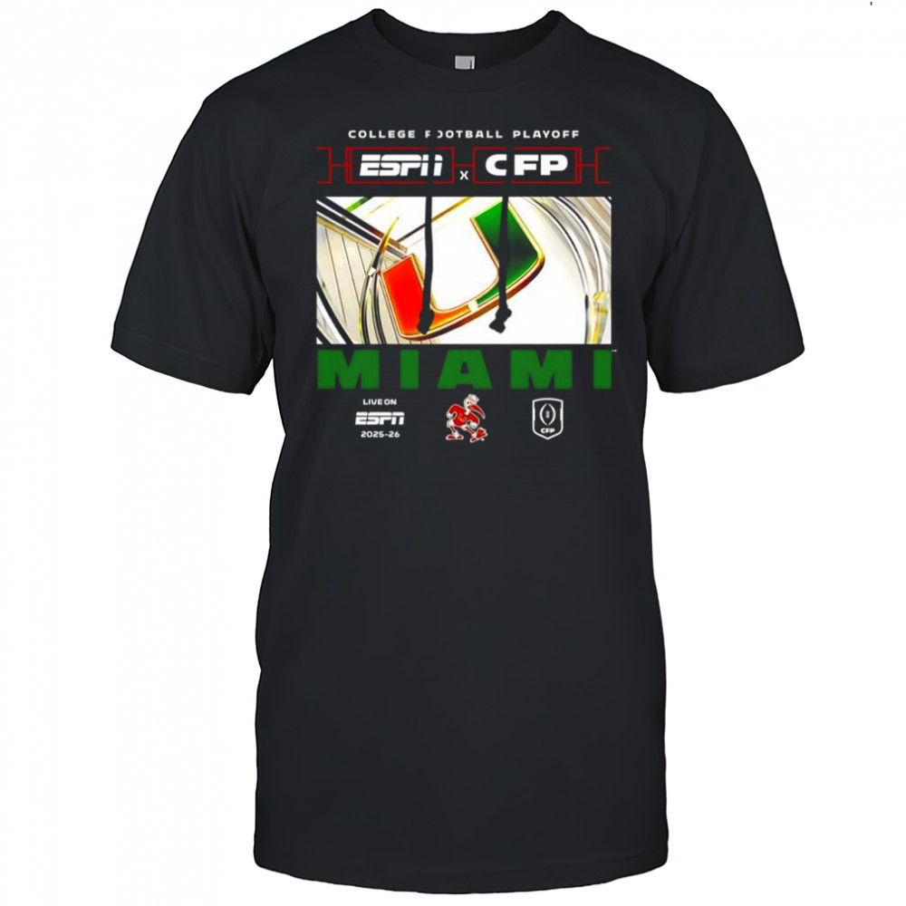 ESPN x CFP Miami 2025-2026 College Football Playoff shirt