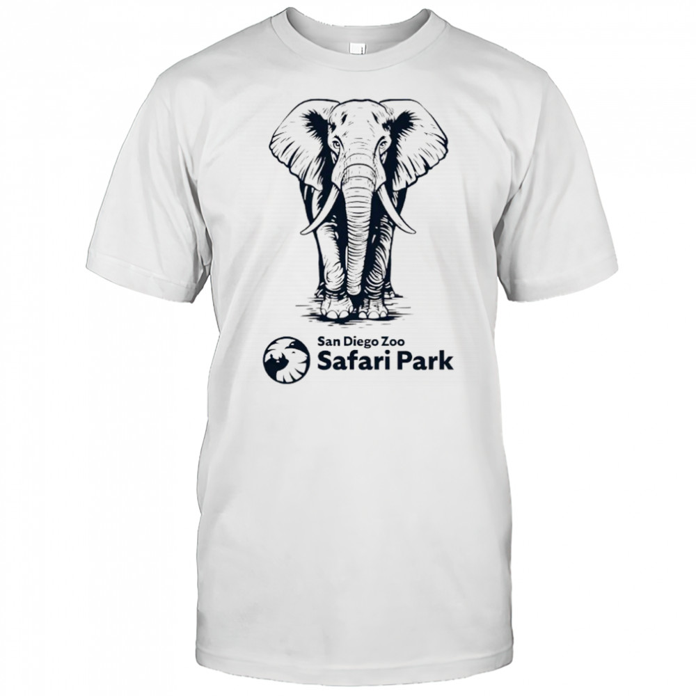 Etched Elephant San Diego Zoo Safari Park shirt