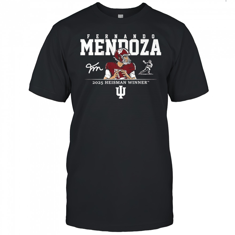 Fernando Mendoza 2025 Heisman Winner signature shirt
