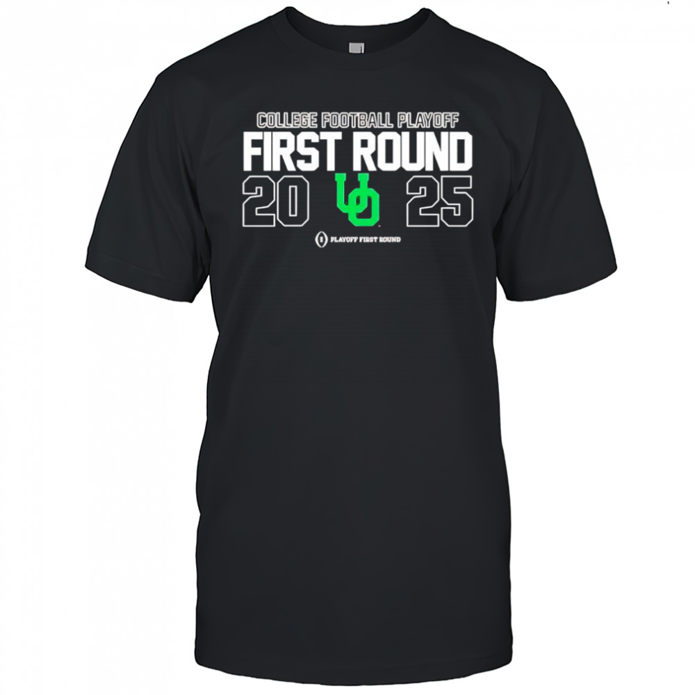 First round Oregon Ducks college football playoff 2025 shirt