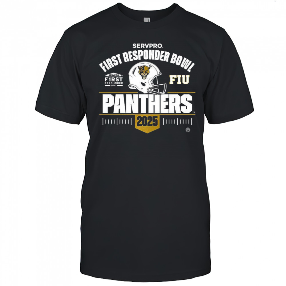 FIU Panthers 2025 First Responder Bowl shirt
