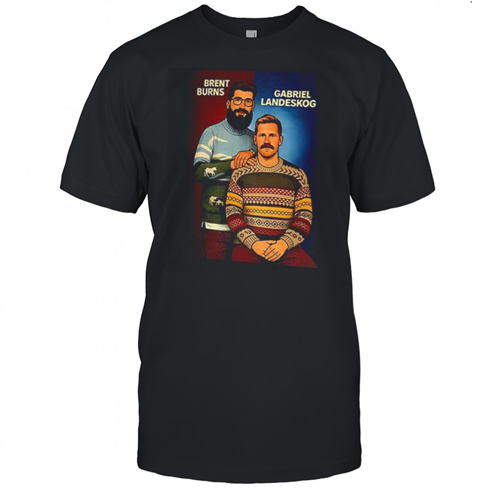 Gabriel Landeskog and Brent Burns Colorado Avalanche Step Brother shirt