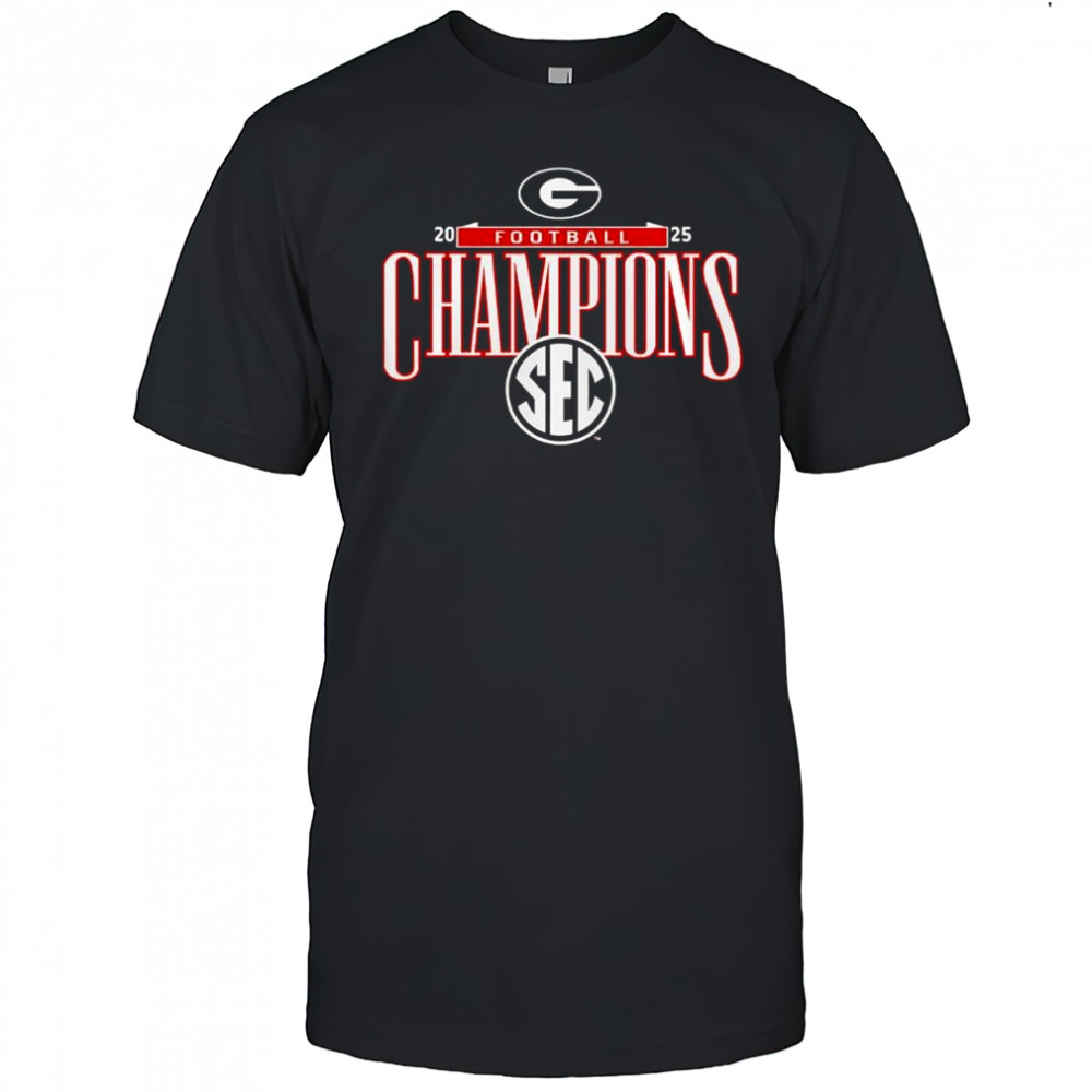 Georgia Bulldogs 2025 SEC Champions shirt