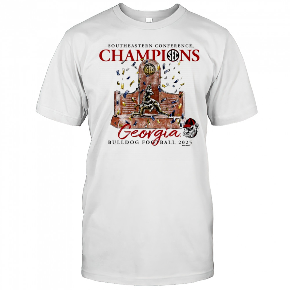 Georgia Bulldogs 2025 SEC Football Champions Shirt