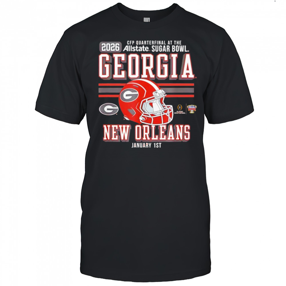 Georgia Bulldogs Sugar Bowl CFP Quarterfinal 2025-2026 Shirt