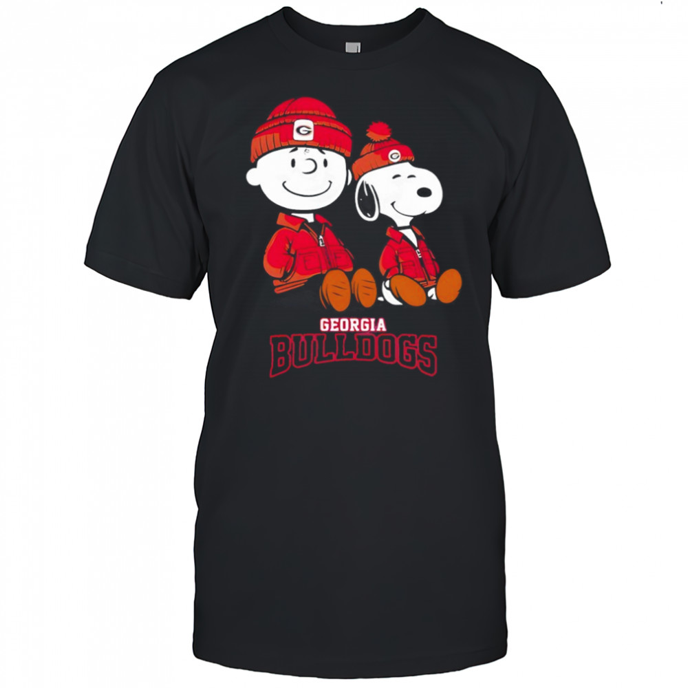 Georgia Bulldogs x Snoopy and Charlie Brown shirt