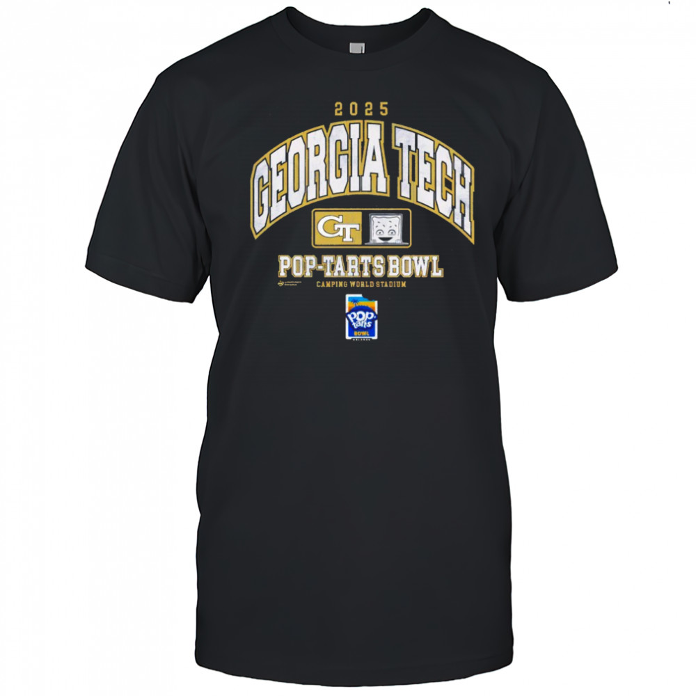 Georgia Tech 2025 Pop Tarts Bowl Camping World Stadium Shirt