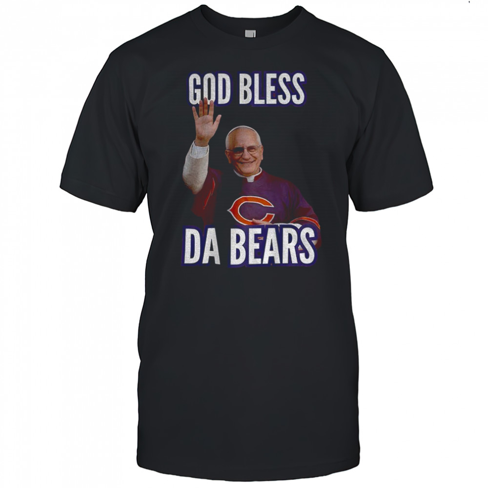 God Bless Da Bears Pope Leo XIV Chicago Bears Football NFL shirt