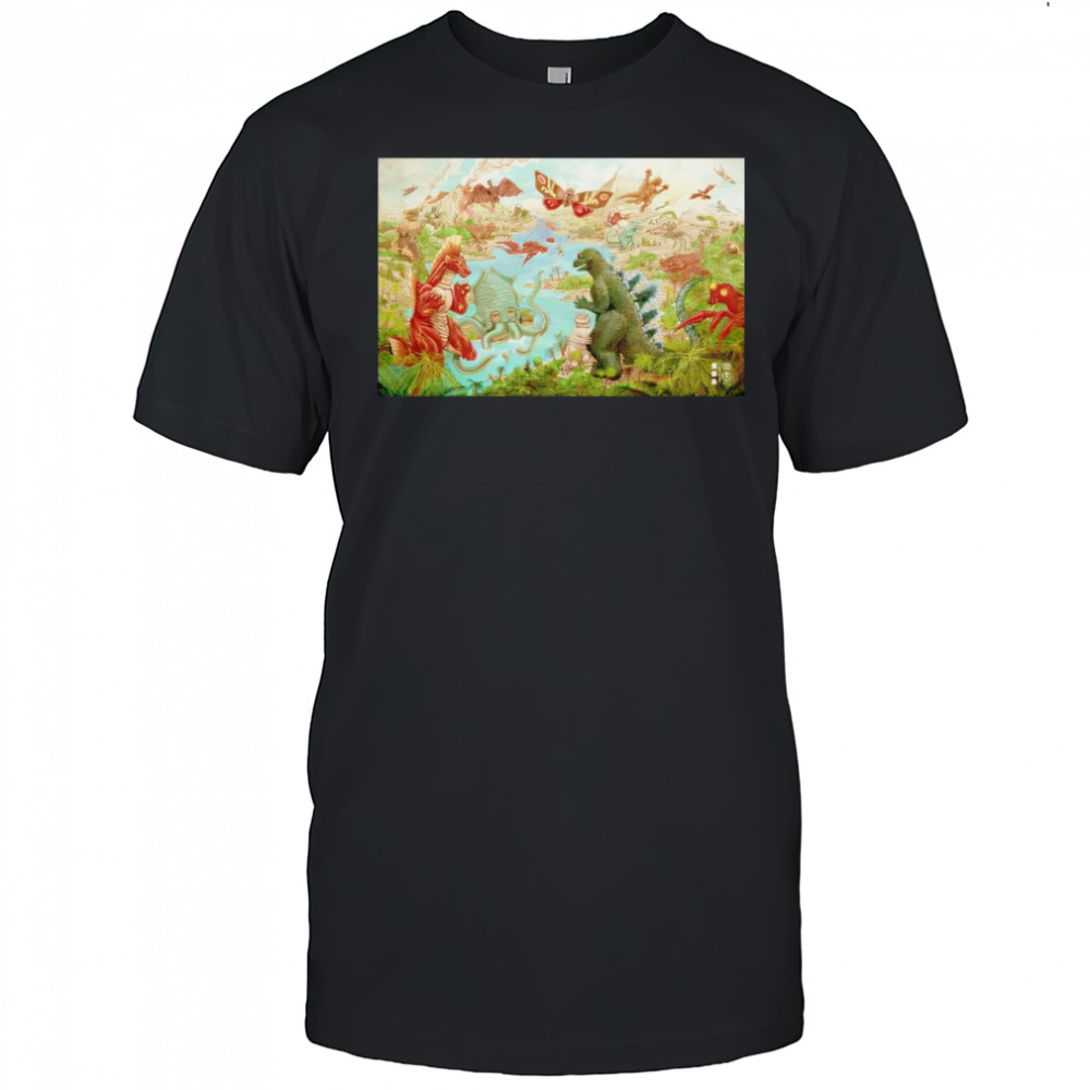 Godzilla Monster Island poster shirt