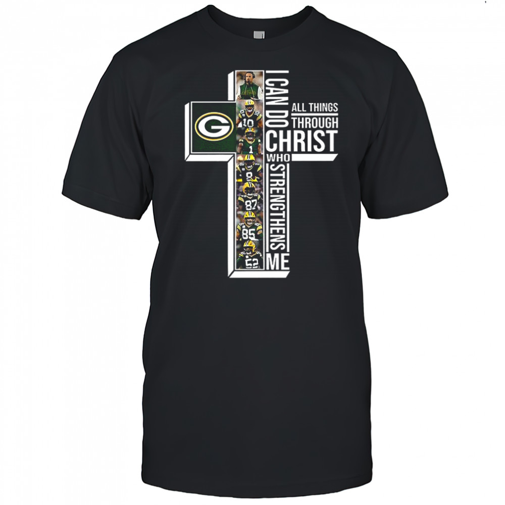 Green Bay Packers I can do christ all things through who strengthens me T-shirt