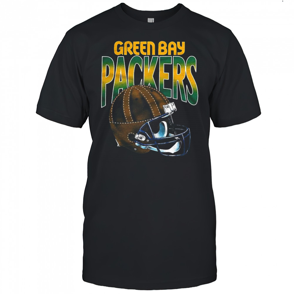 Green Bay Packers NFL logo Gradient helmet football lover shirt