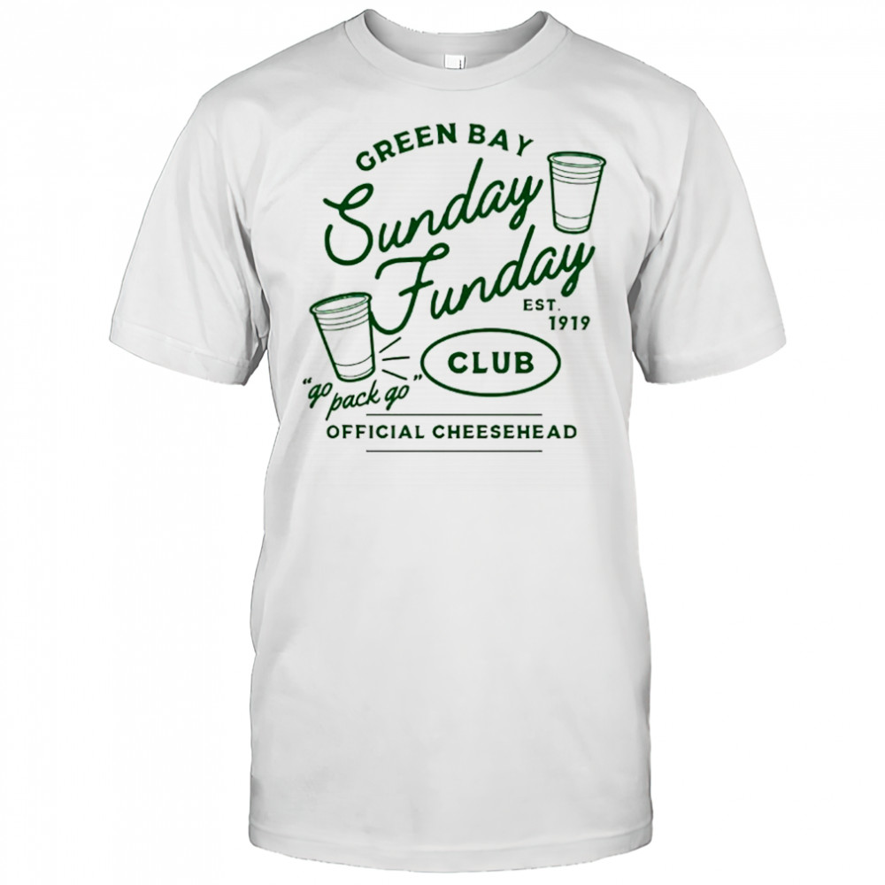 Green Bay Sunday Funday Club Shirt