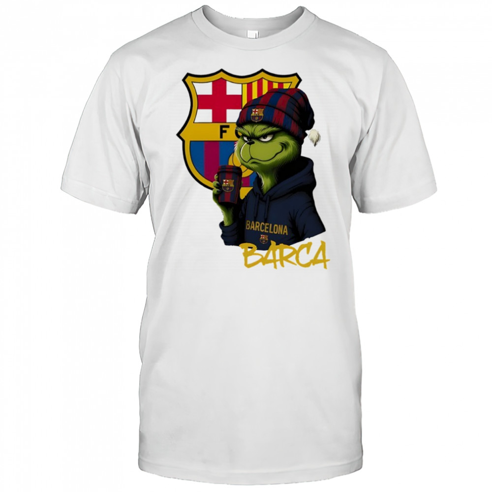 Grinch Barcelona FC Crest shirt