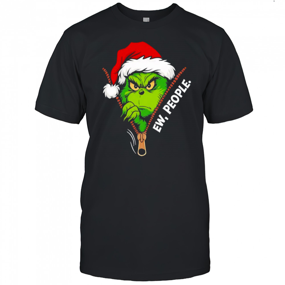 Grinch Ew People Christmas Green Monster Graphic shirt