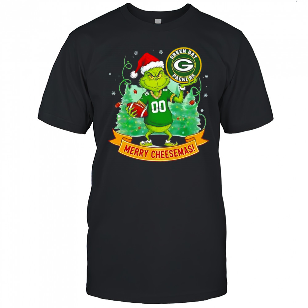 Grinch Green Bay Packers Merry Cheesemas shirt