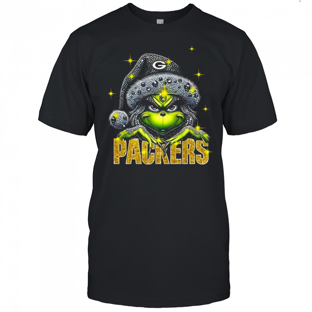 Grinch Rhinestone Green Bay Packers shirt