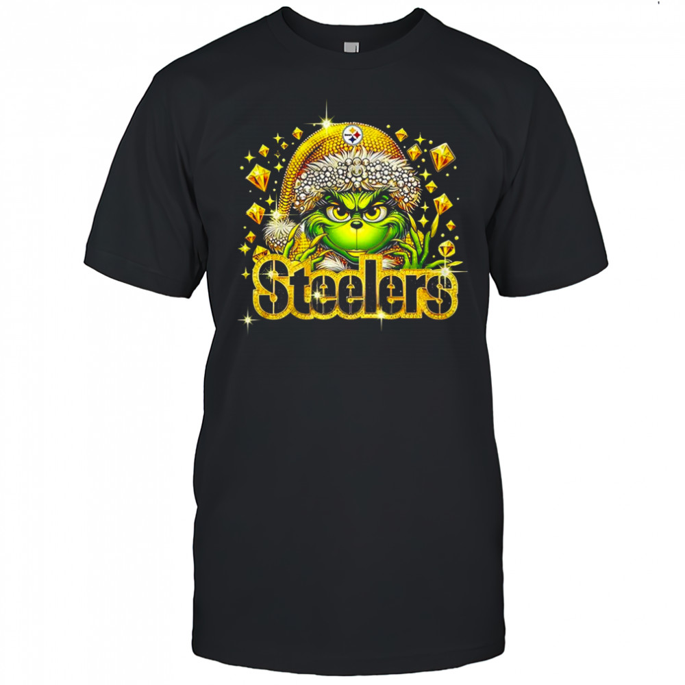 Grinch Rhinestone Pittsburgh Steelers shirt