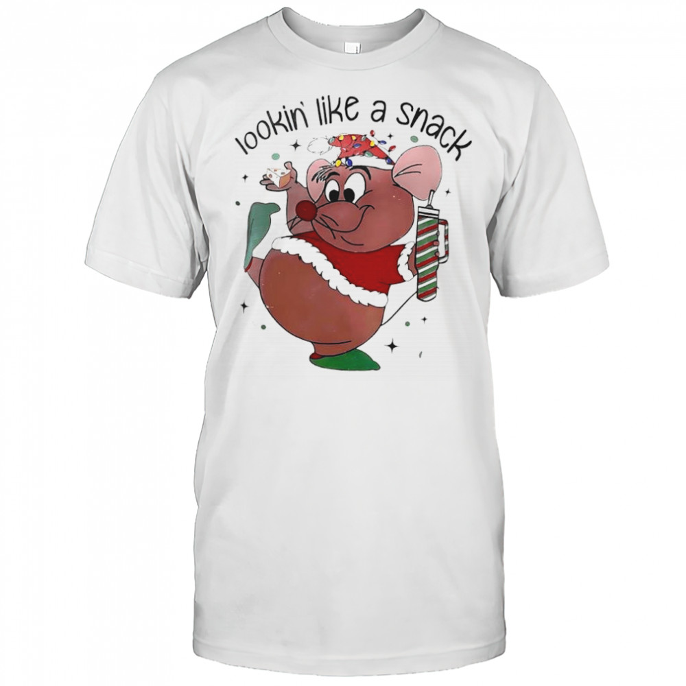 Gus Gus Lookin’ Like A Snack Mouse Christmas graphic shirt