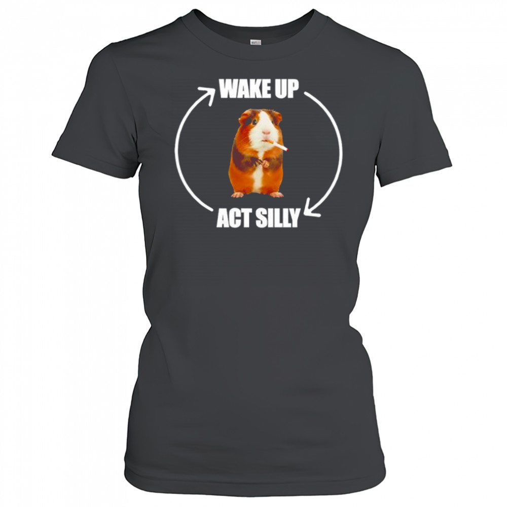 Hamter Wake Up Act Silly Cycle shirt
