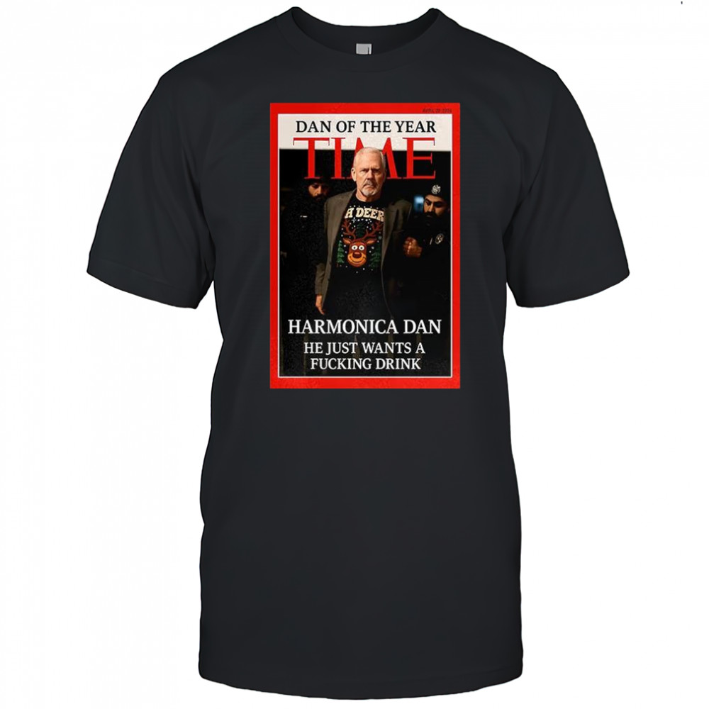 Harmonica Man of the year Time shirt