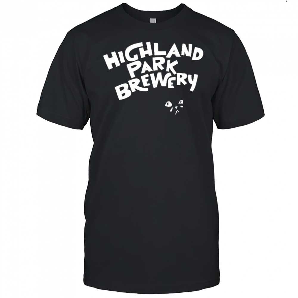 Highland Park Brewery Sad Cat T-shirt