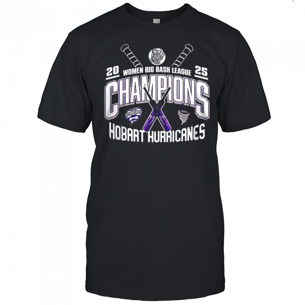 Hobart Hurricanes Women Big Bash League 2025 WBBL Champions shirt