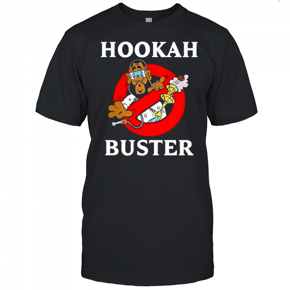 Hookah Buster Ban logo caricature shirt