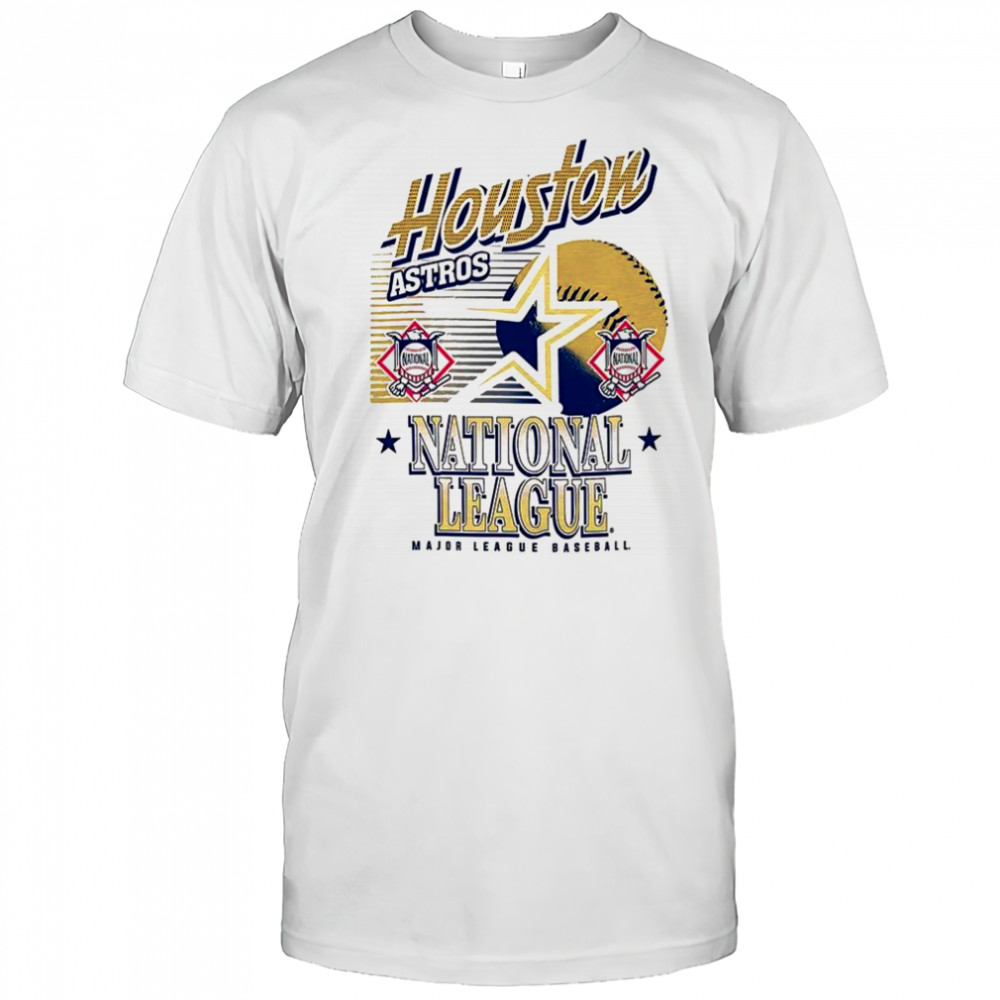 Houston Astro MLB American national league logo ball retro shirt