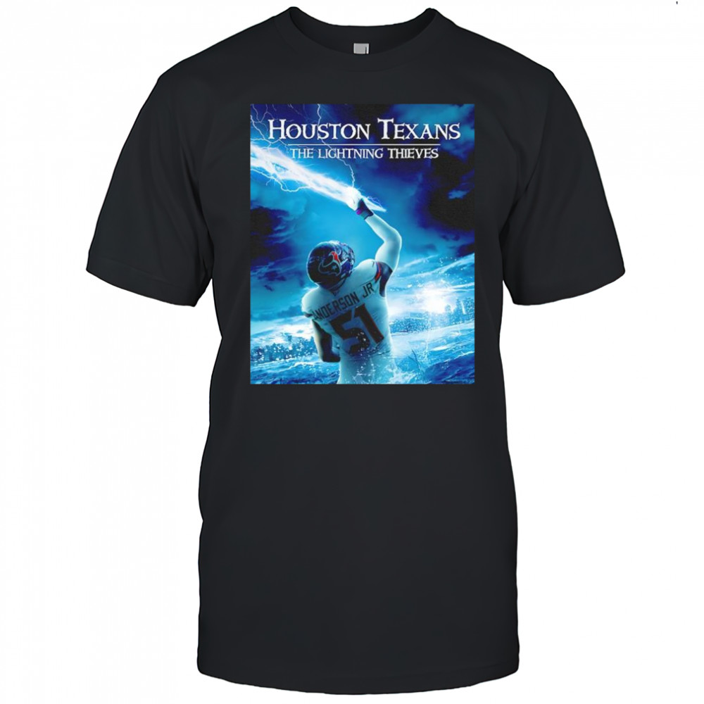Houston Texans the lightning thieves shirt