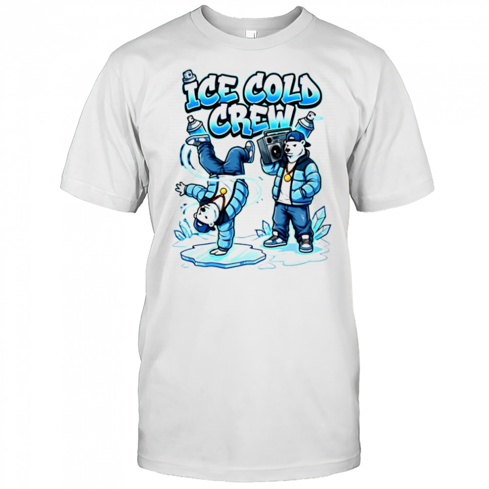 Ice Cold Hip Hop Polar Bear Breakdance Christmas shirt