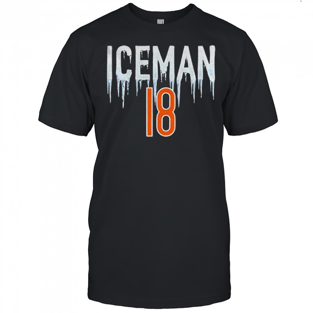 Iceman Caleb Williams 18 Chicago Bears NFL Football 2025 shirt