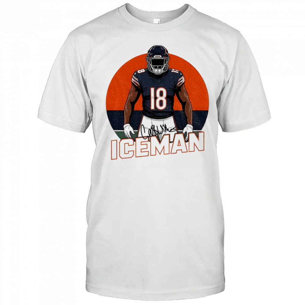Iceman Caleb Williams Chicago Bears NFL Football 2025 signature shirt