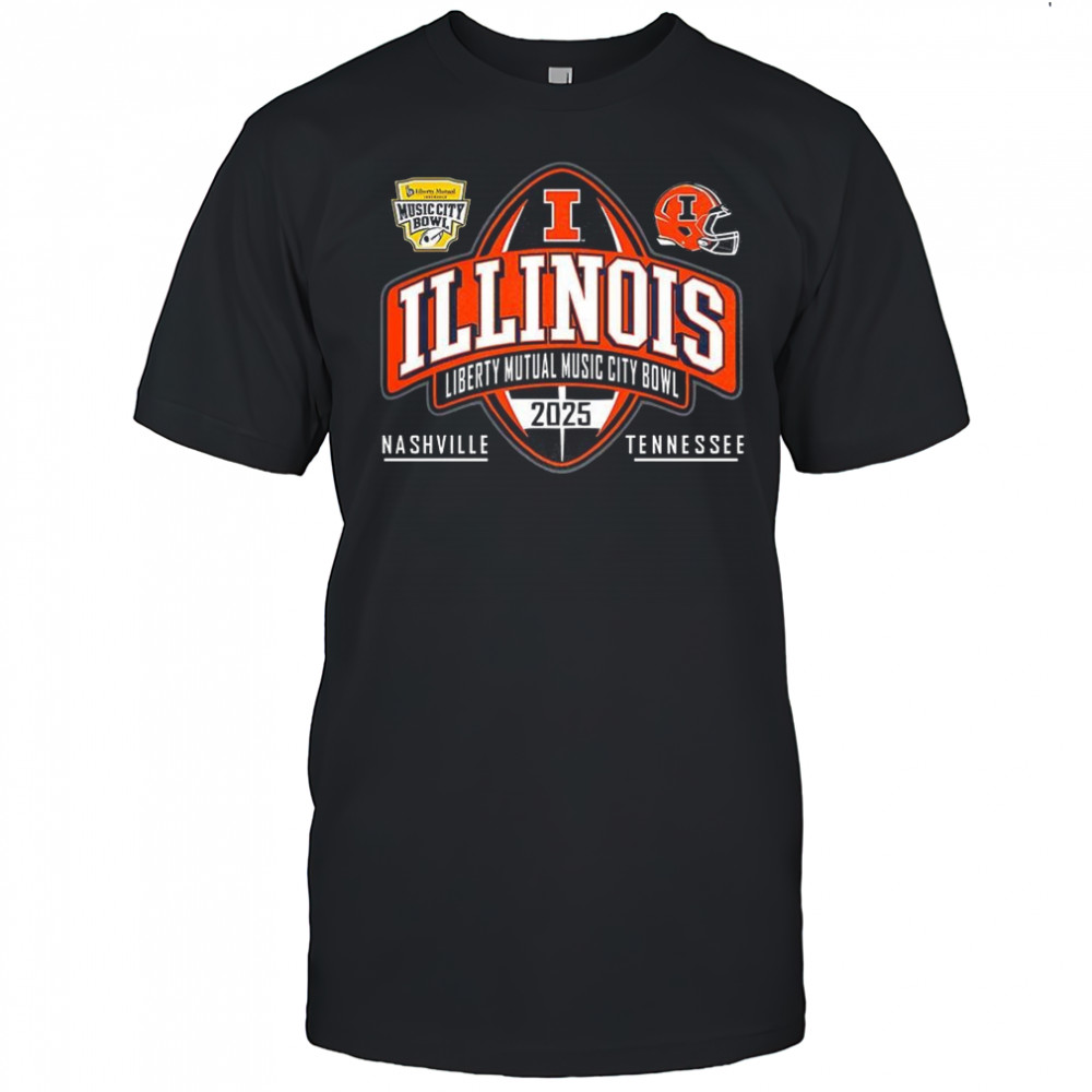 Illinois Fighting Illini football 2025 Music City Bowl shirt