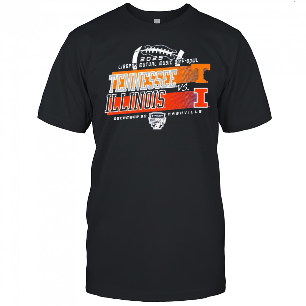 Illinois Football 2025 Liberty Mutual Music City Bowl shirt