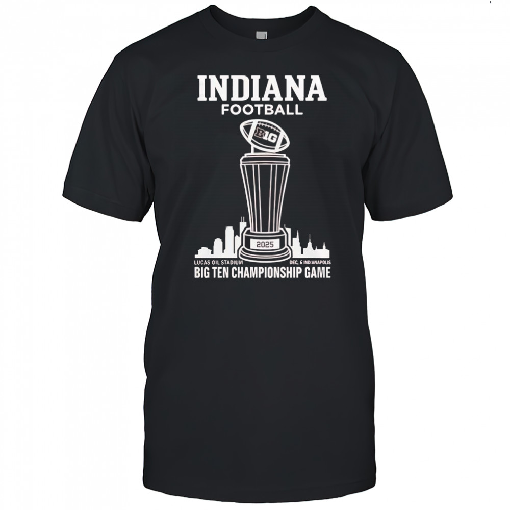 India Football 2025 Big Ten Championship Game Cup shirt