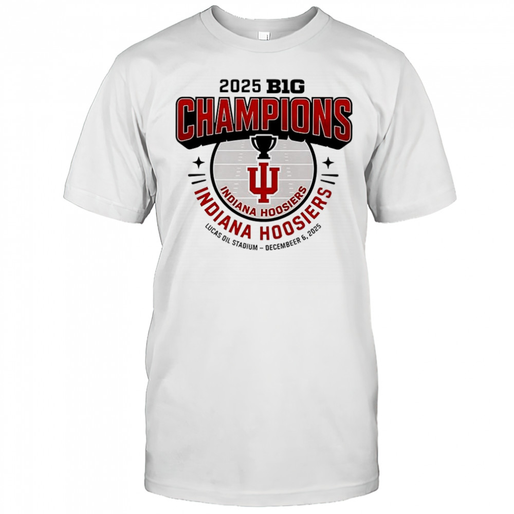 Indiana Hoosiers 2025 Big Ten Champions T-shirt