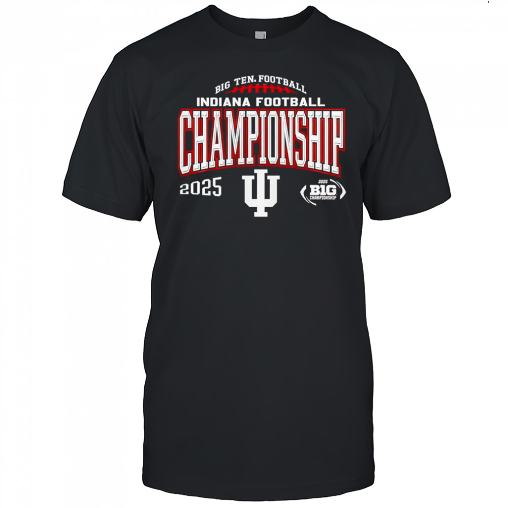 Indiana Hoosiers 2025 Big Ten Football Champions Endzone Speed shirt