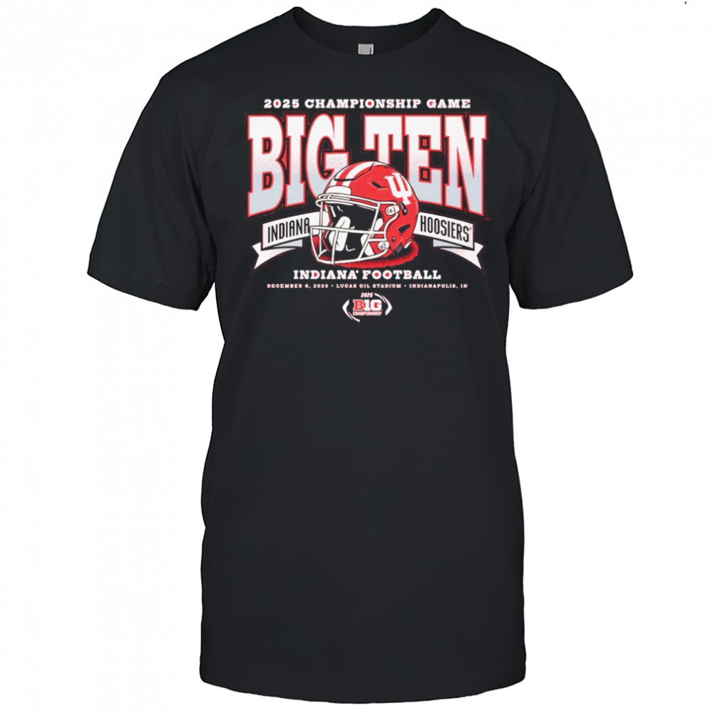 Indiana Hoosiers 2025 Championship Game Big Ten Shirt